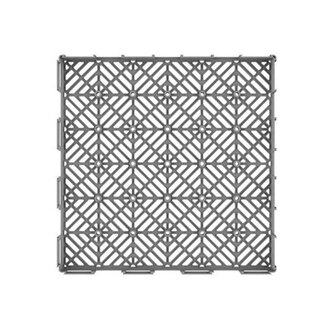 Interlocking 115x115 Deck Tiles - Diamond Pattern Outdoor Pavers - Weather  Slip Resistant