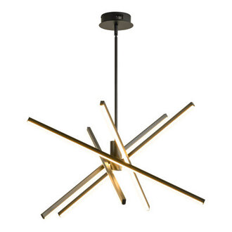 Burcker Aluminum Dimmable LED Modern Linear Chandelier