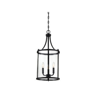 Cleveland 3-Light Sloped Ceiling Adaptable Lantern Chandelier