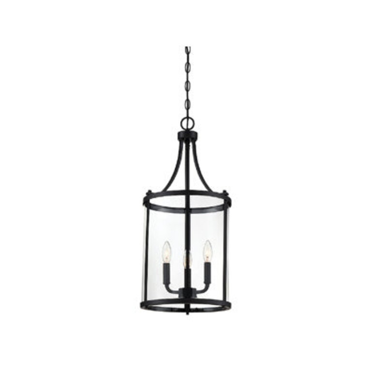 Cleveland 3-Light Sloped Ceiling Adaptable Lantern Chandelier