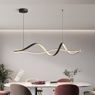 Fanchet 2 - Light Black LED Kitchen Island Pendant