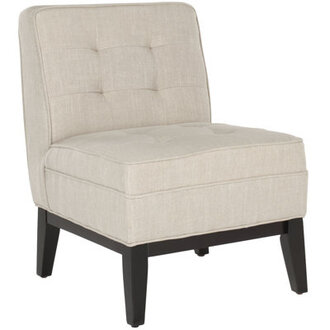 Upholstered Slipper Chair