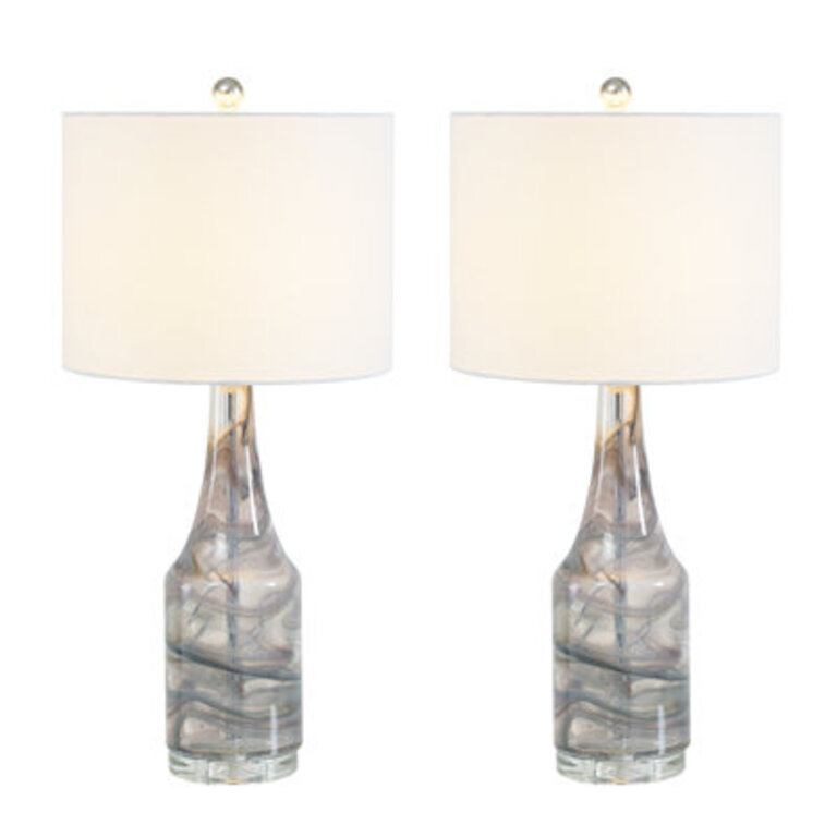 Korando Dimmable Glass Table Lamp