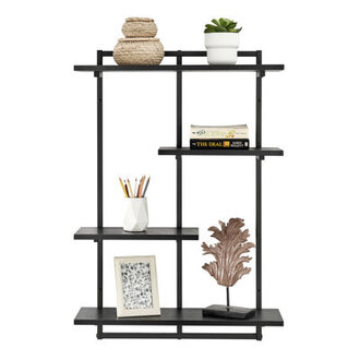 Rhodes 4 Tier Modern Floating Windowsill Wall Shelf