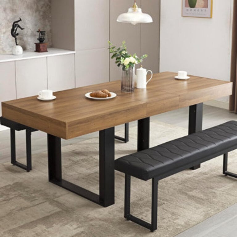 Rectangular Extendable Dining Table