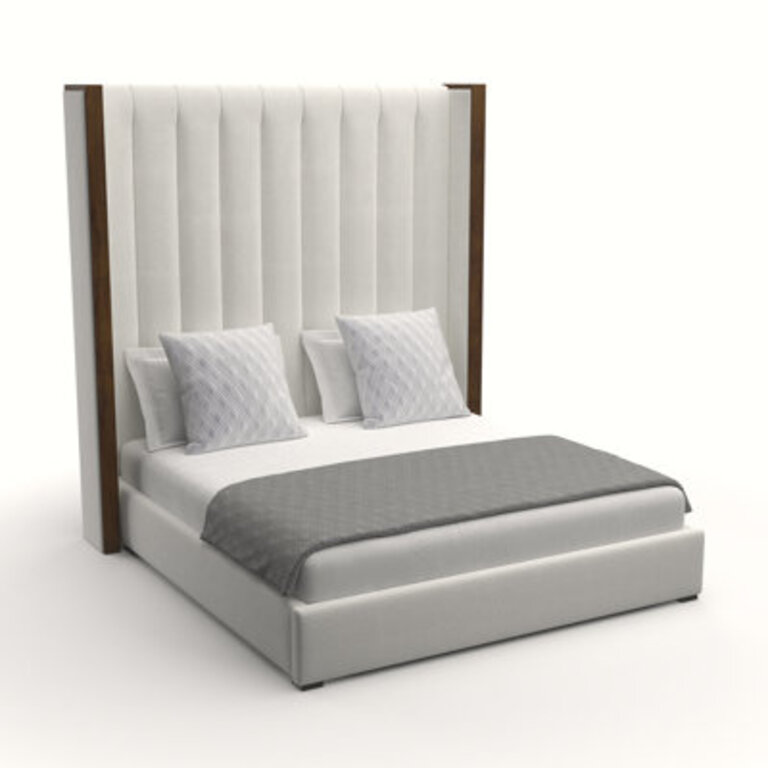 Dipson Upholstered Wingback Bed