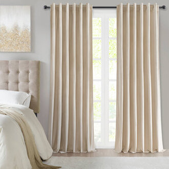 Aikens Blackout Rod Pocket and Back Tab Curtain Panel
