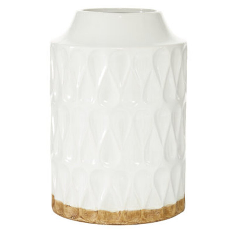 Auxvasse Geometric Porcelain Table Vase