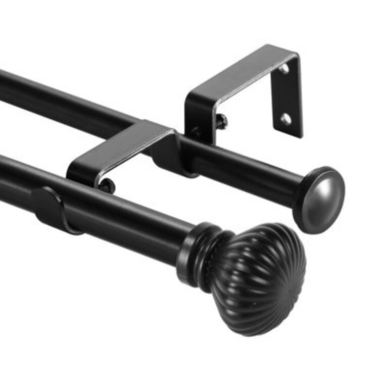 Sigmund Adjustable Double Curtain Rod