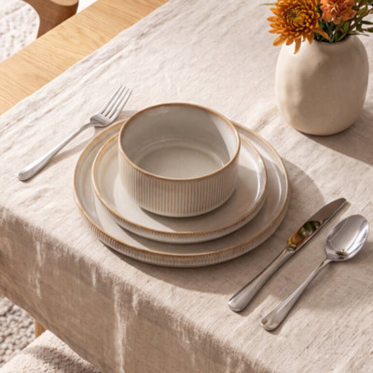Azal 12-Pc Stoneware Dinnerware Set