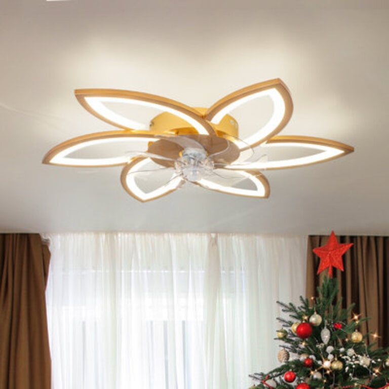 Acea 2953 7 Blade Ceiling Fan with LED LightsIndoor Remote Control Ceiling Fans With Lights