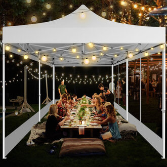 10x20 Canopy Tent Heavy Duty Pop up Canopy with Sidewalls