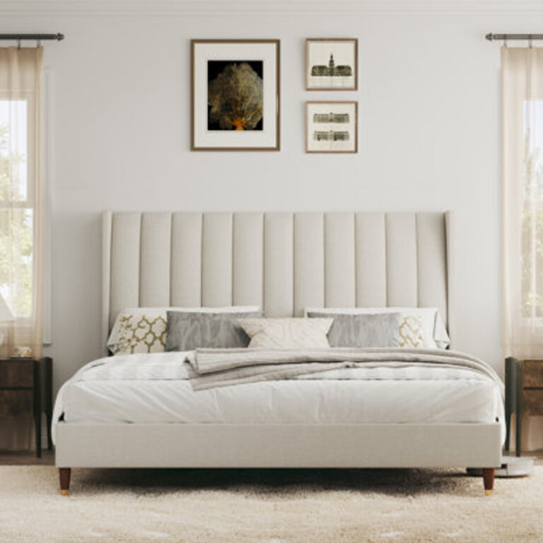 Beauviore Upholstered Platform Bed