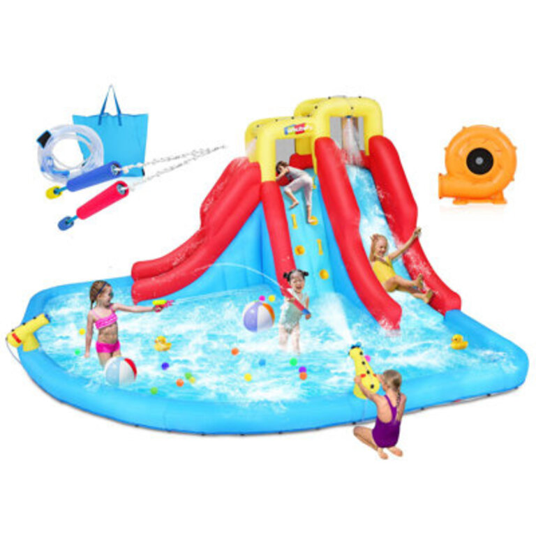 15197 x 17402 Inflatable with Water Slide and Air Blower