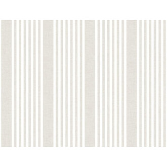 French Soft Linen Stripe Wallpaper