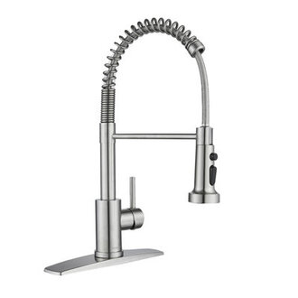 FORIOUS Pull Down Kitchen Faucet with Accessories