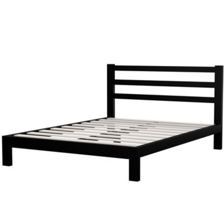 Camea Contemporary Modern Metal Platform Bed