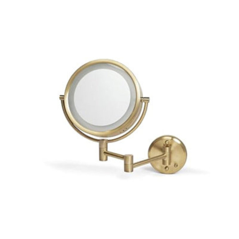 Akaysia 85 Lighted Wall Mount Magnified Makeup Mirror Direct Wire