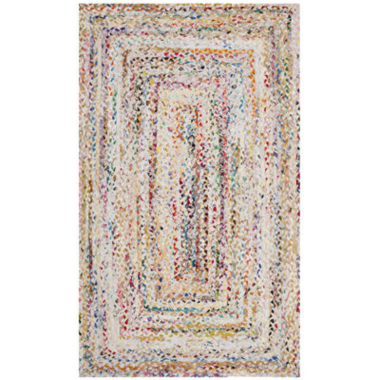 Hurst Hand Woven Abstract Cotton Area Rug