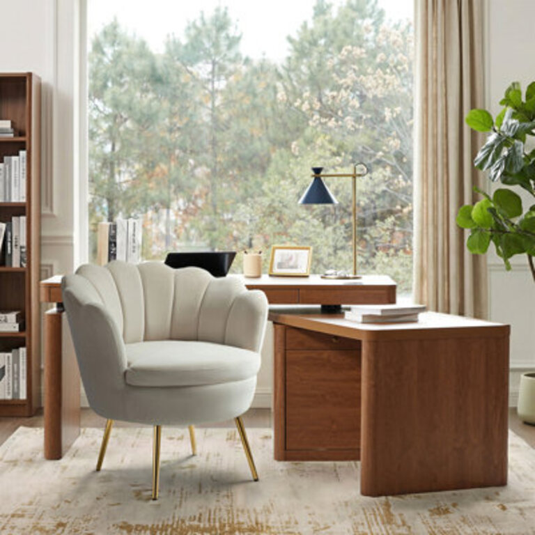 Hendrix Velvet Accent Chair