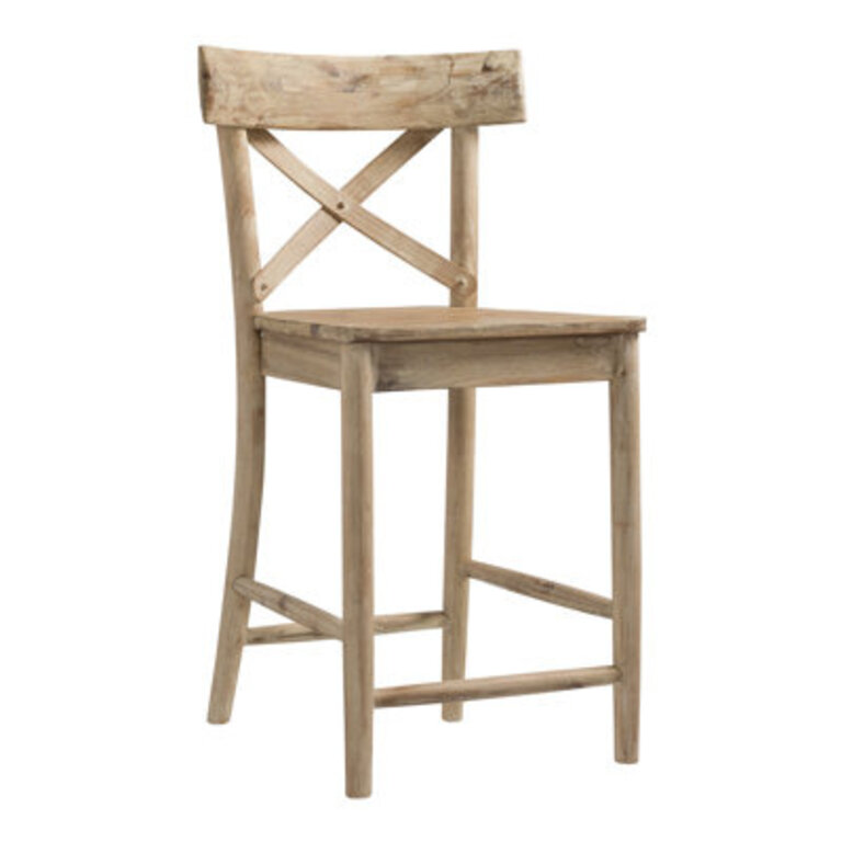 Eugley Solid Wood Bar  Counter Stool