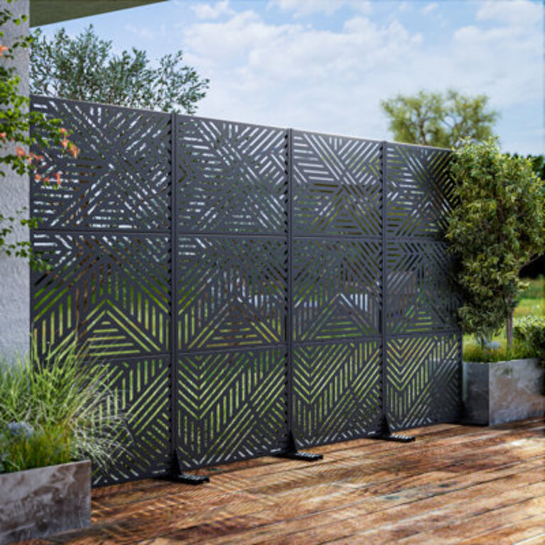 Outdoor Metal Privacy Screen