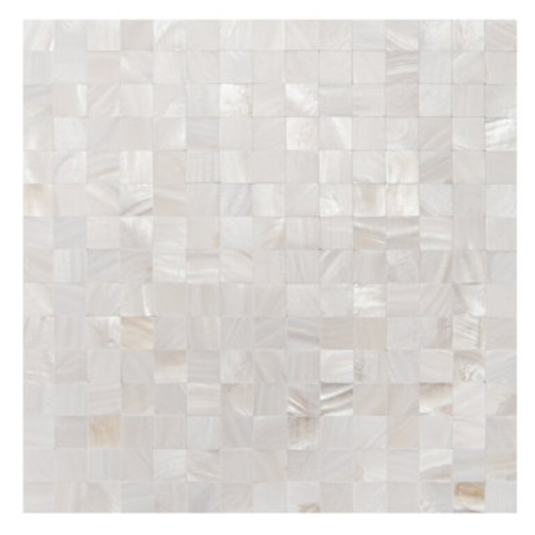 118 x 118 Peel  Stick Seashell Mosaic TilePack of 6