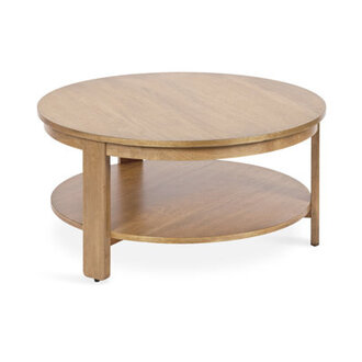 Aamnah Prayash Tiered Round Living Room Coffee Table