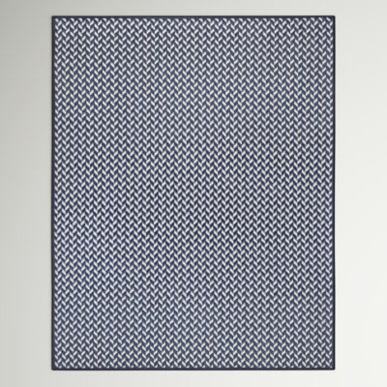 Malaya Herringbone Power Loom IndoorOutdoor Rug