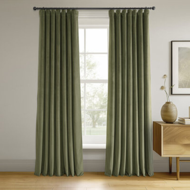 Olivia Velvet Blackout Curtain 1 Panel