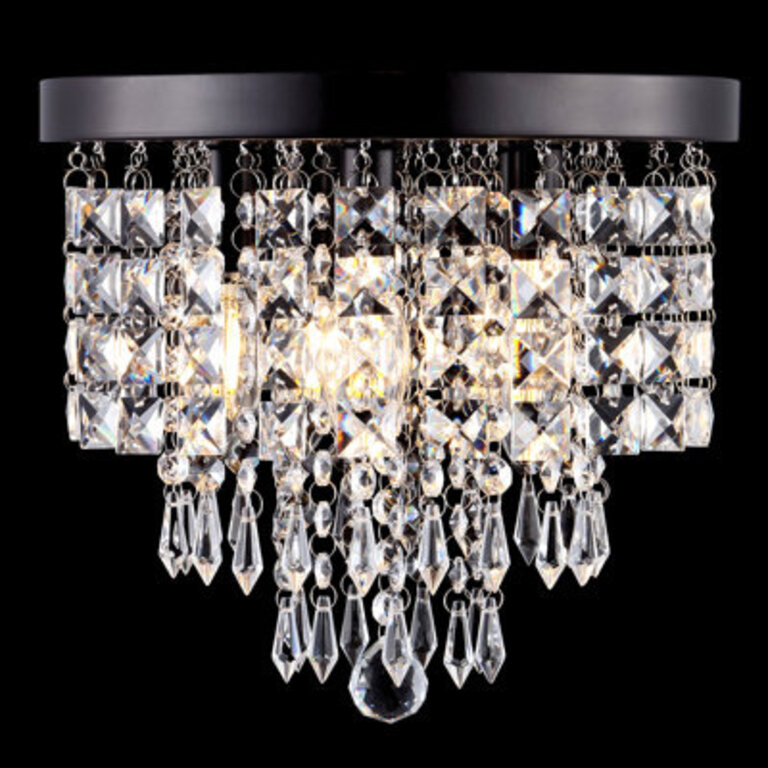 Salley 5-Light 11 Crystal Flush Mount
