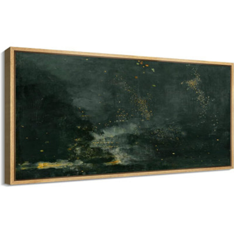 Minimal Landscape  Abstract Dark Green And Gold Flecks Modern Luxe Modern Art Calm Warm Extra Large Pictures