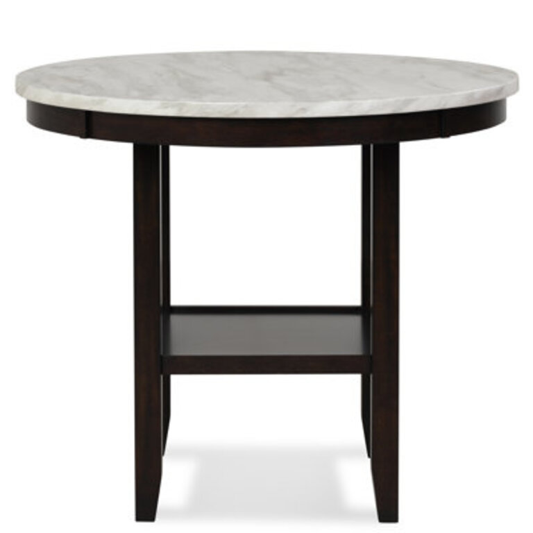 Ebeling Round Faux Marble Top Dining Table