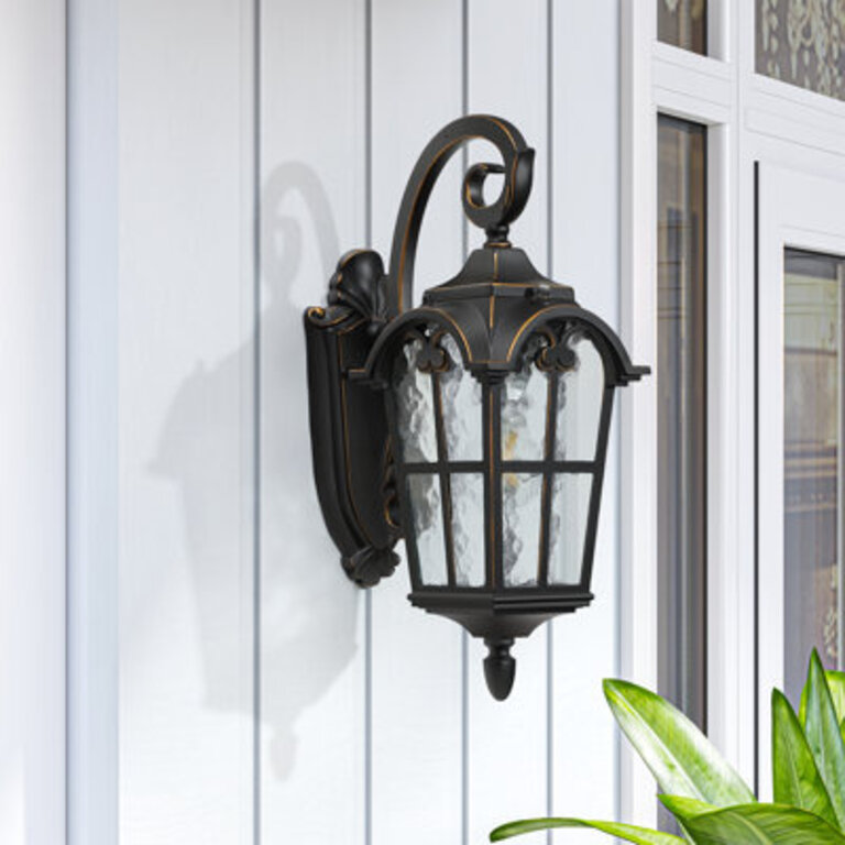 Fabiola Aluminum Wall Light with Dusk to Dawn