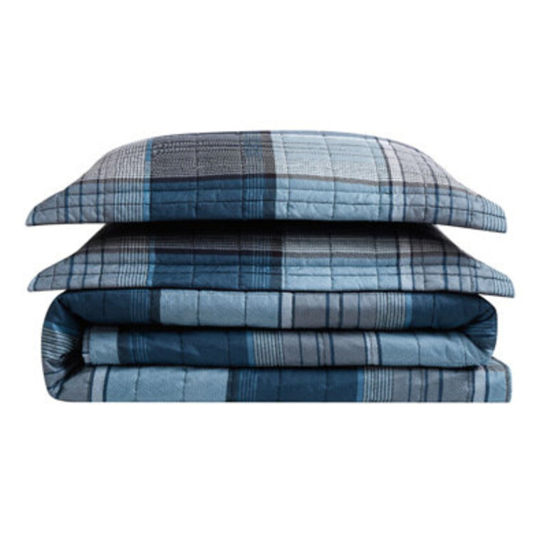 Polyester Plaid Quilt