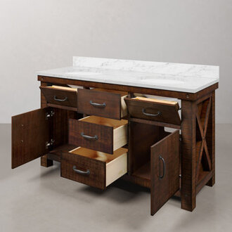 Oxon Hill 60 Double Bathroom Vanity with Top
