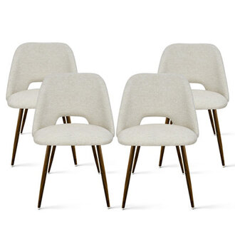 Set of 4 Aunnika 19 H Upholstered Side Chairs