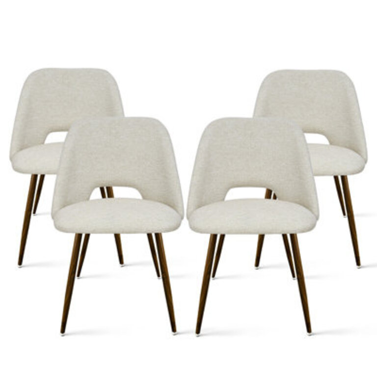 Set of 4 Aunnika 19 H Upholstered Side Chairs