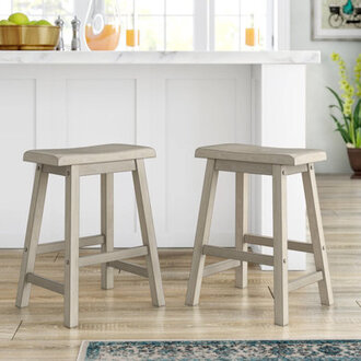 Set of 2 Whitworth Solid Wood Stools