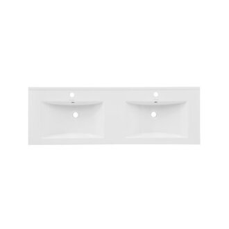 Swiss Madison 48 Ceramic Vanity Top With Double Basins