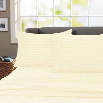 Hotel London Egyptian Cotton Striped Sheet Set