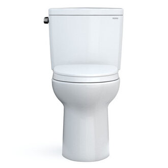 Drake 128 GPF Water Efficient Elongated Two-Piece Toilet with Tornado Flush Seat included