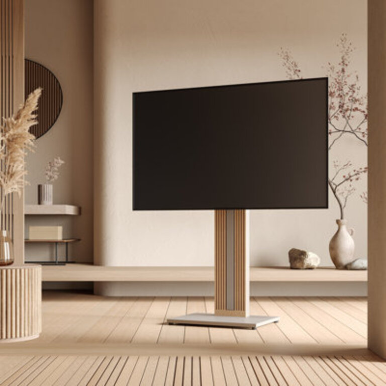 Maegan  Floor TV Stand for 32 43 50 55 65 Inch TV