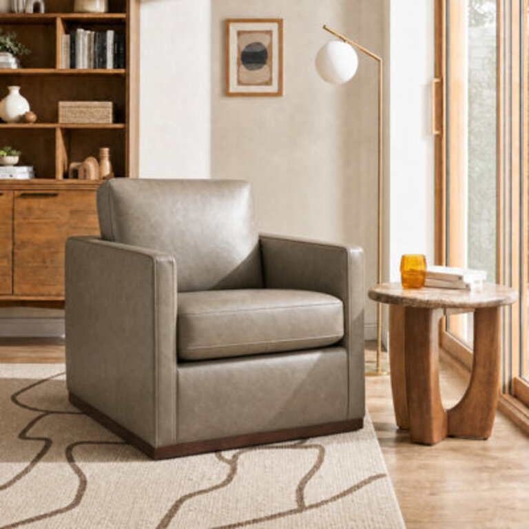 Assiatou Wide Swivel Arm Chair