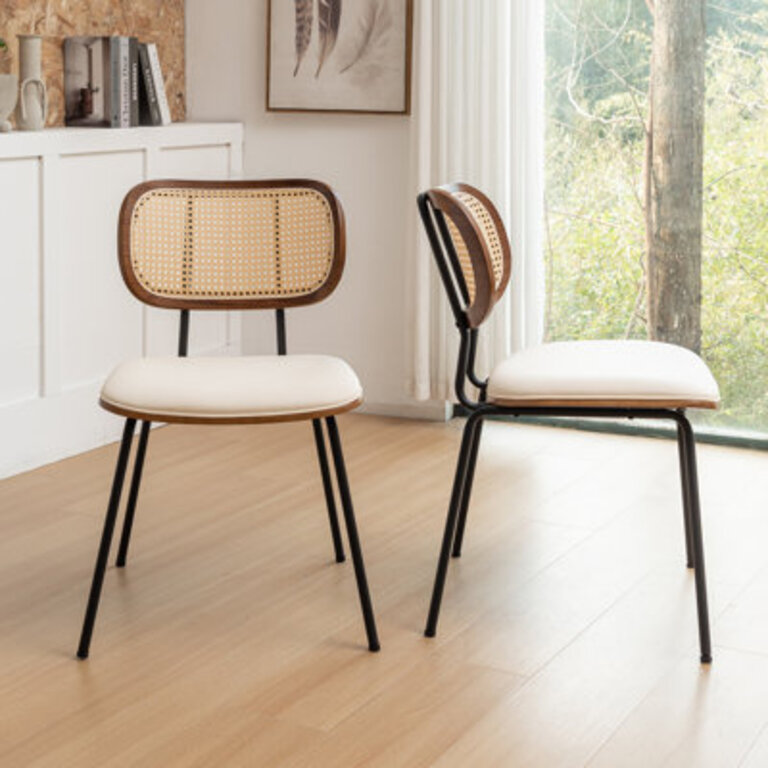 Bedran Vegan Leather Side Chair Dining Chair