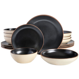 Set of 16 Gibson Dinnerware