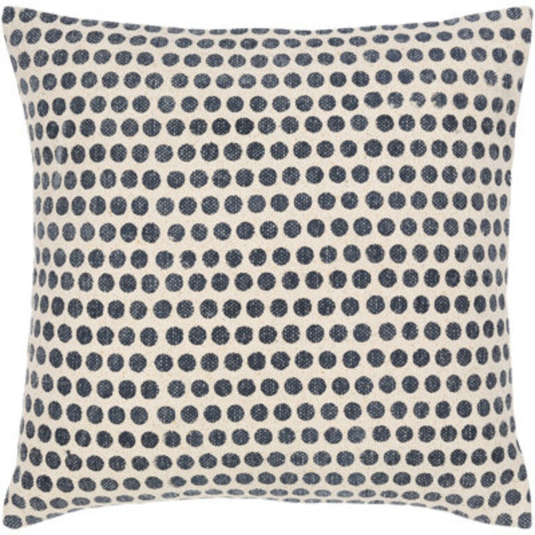 Zetta Polka Dots Cotton Throw Pillow