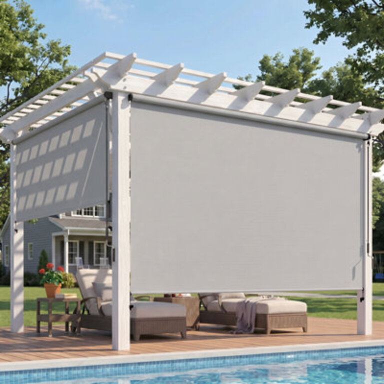 Semi-sheer Outdoor Roller Shade