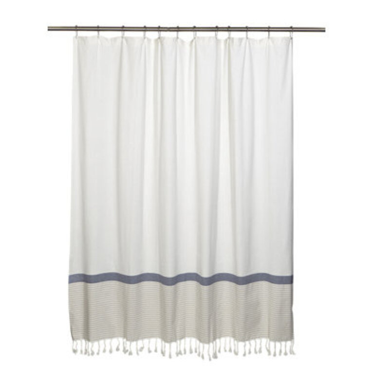 Swanner Cotton Shower Curtain