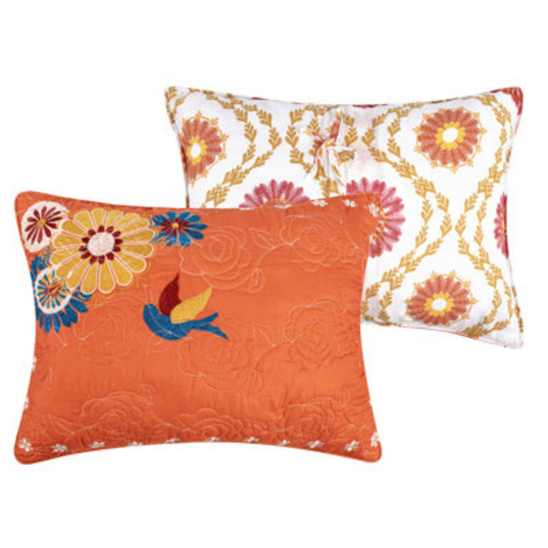 Topanga Floral Boho Reversible Quilt Set